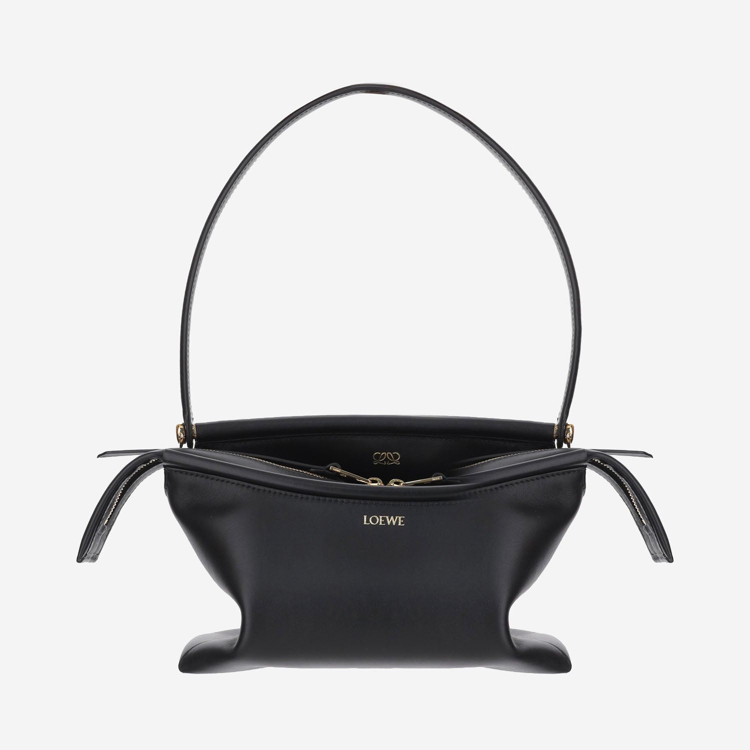 Borsa Whisker in pelle di vitello smaltata ATBBTBBX01 1100 LOEWE 