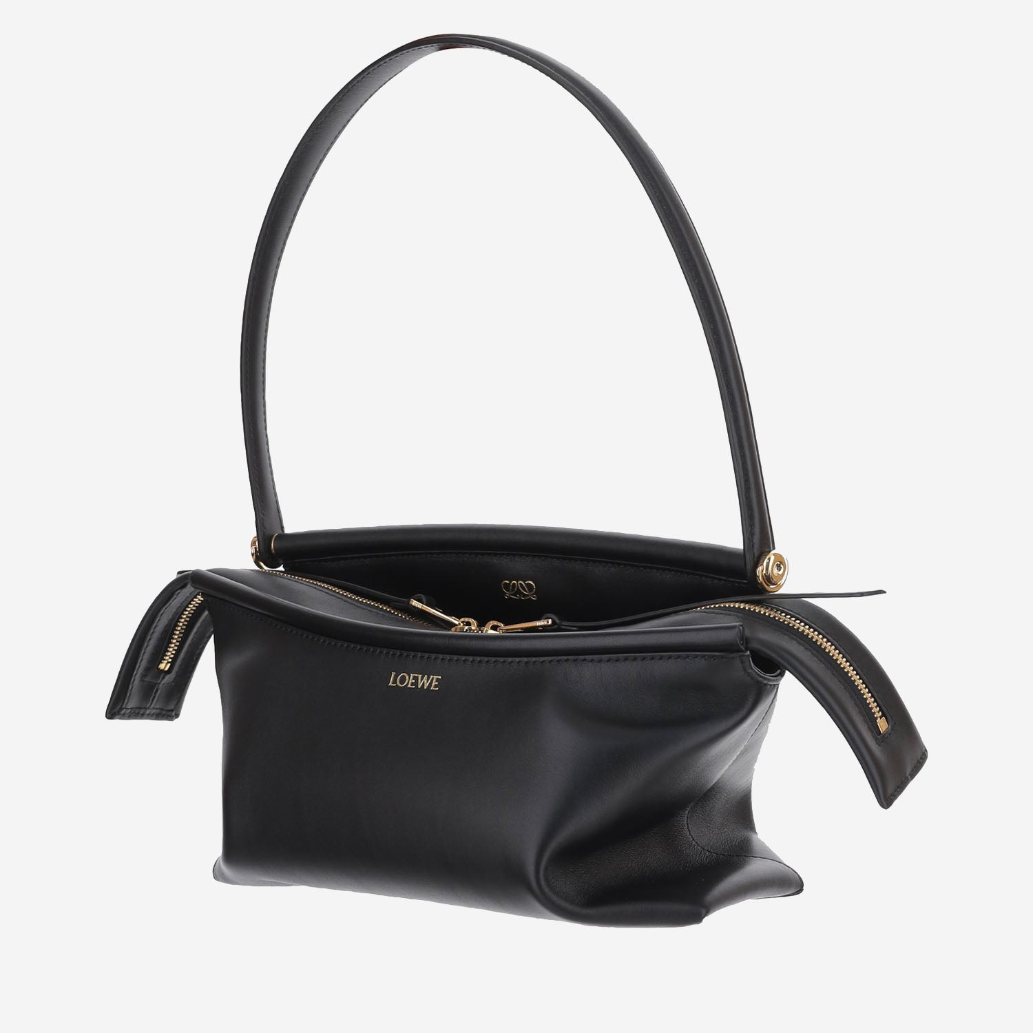 Borsa Whisker in pelle di vitello smaltata ATBBTBBX01 1100 LOEWE 