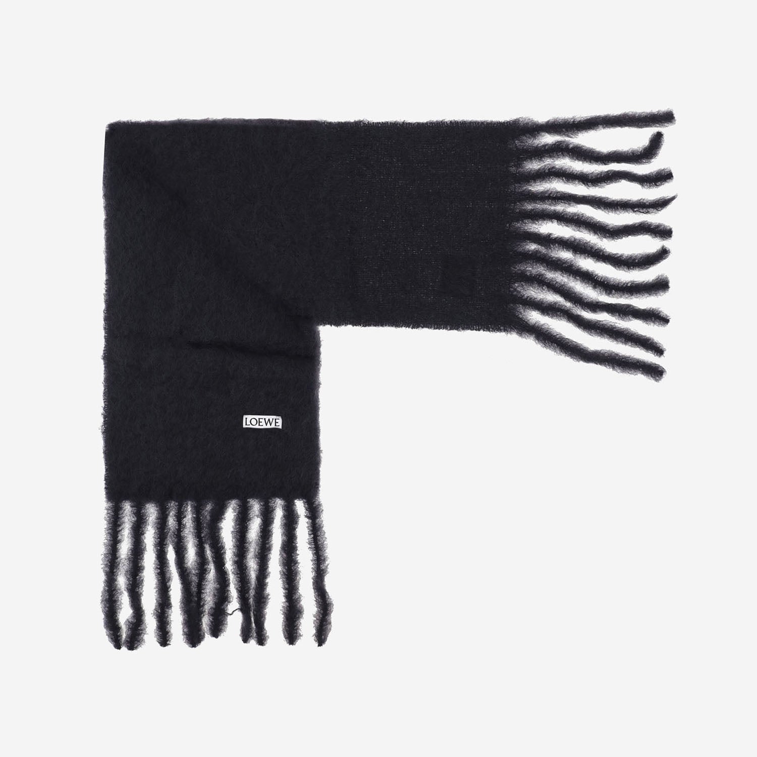 SCIARPA REALIZZATA IN MISTO MOHAIR E LANA FSA6SS1X05 1100 LOEWE 
