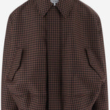 GIACCA IN LANA CON MOTIVO A QUADRETTI H526Y02WGO 3101 LOEWE 