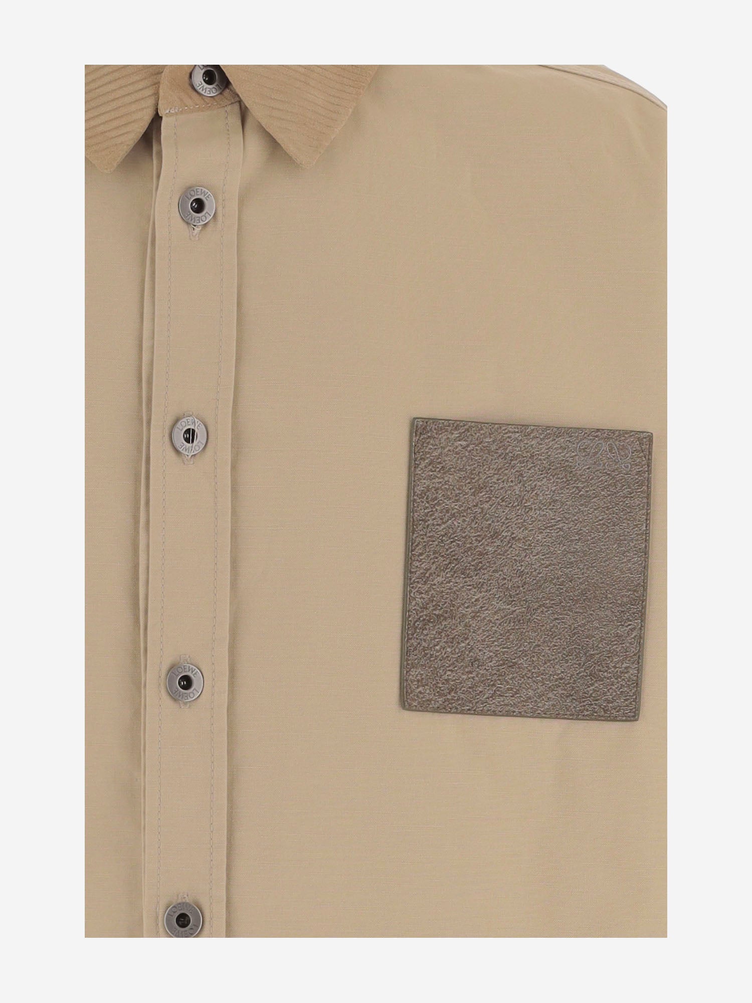 CAMICIA IN TELA DI COTONE H526Y05WHC 2140 LOEWE 
