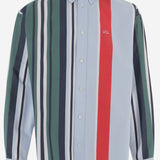 CAMICIA IN COTONE CON MOTIVO A RIGHE H526Y05WHN 4985 LOEWE 