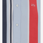 CAMICIA IN COTONE CON MOTIVO A RIGHE H526Y05WHN 4985 LOEWE 