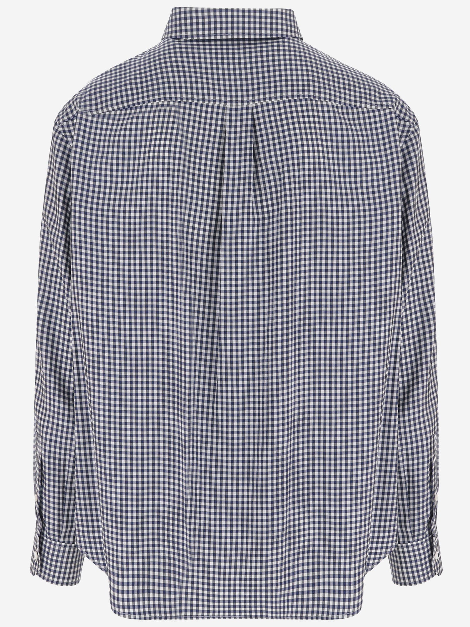 CAMICIA IN SETA CON MOTIVO A QUADRI H526Y05WJ9 5102 LOEWE 