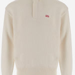 MAGLIA IN MISTO LANA CON LOGO RICAMATO H526Y14KOZ 2370 LOEWE 