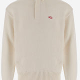 MAGLIA IN MISTO LANA CON LOGO RICAMATO H526Y14KOZ 2370 LOEWE 