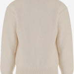MAGLIA IN MISTO LANA CON LOGO RICAMATO H526Y14KOZ 2370 LOEWE 