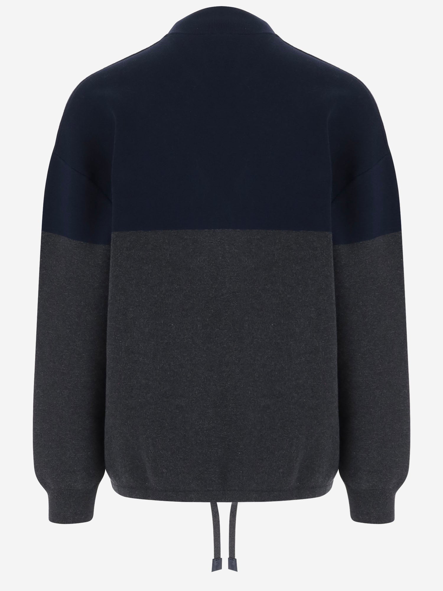 CARDIGAN ZIP-UP IN MISTO COTONE STRETCH H526Y16KB1 5137 LOEWE 