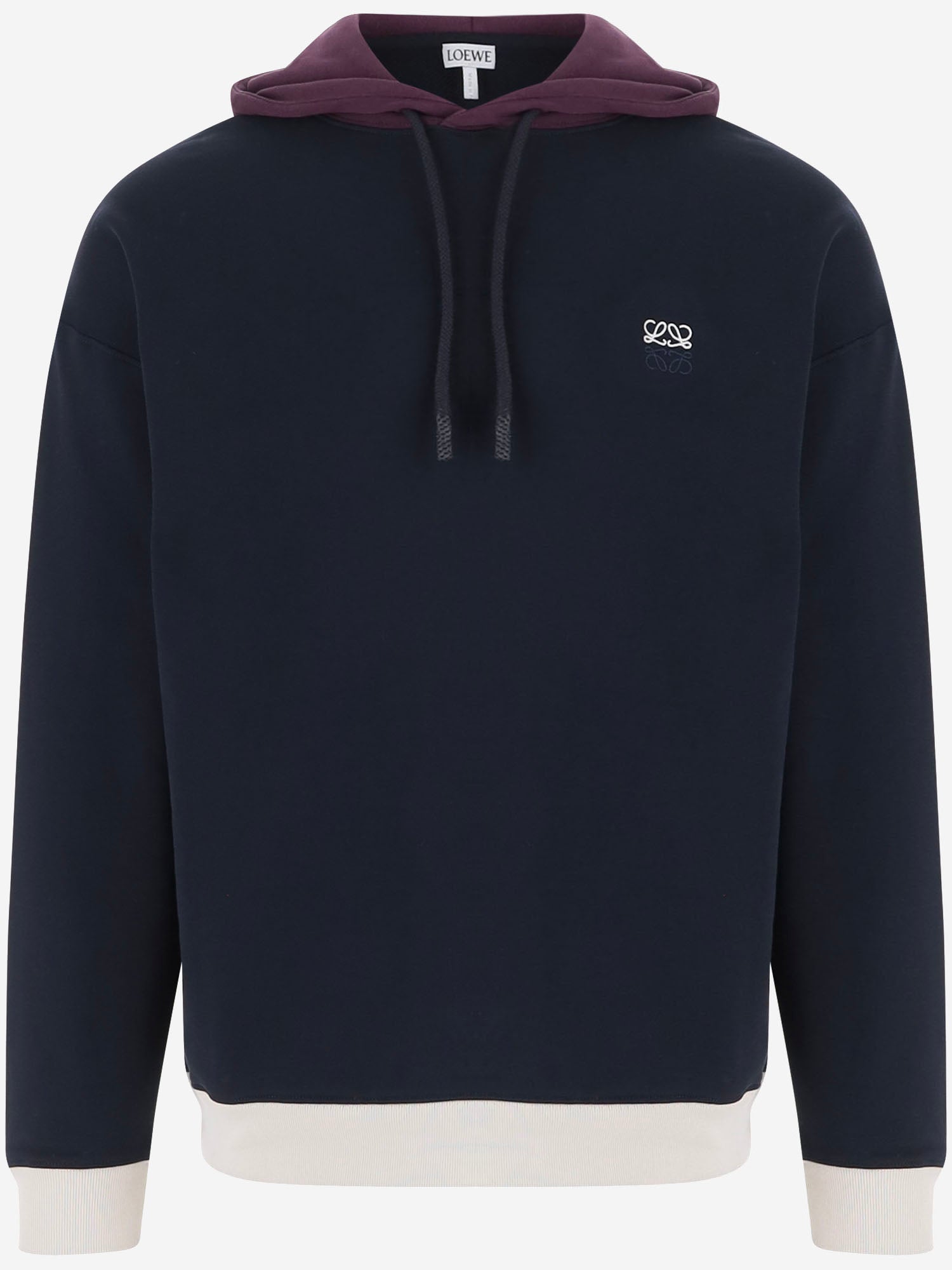 FELPA IN COTONE CON LOGO H526Y24J37 5394 LOEWE 