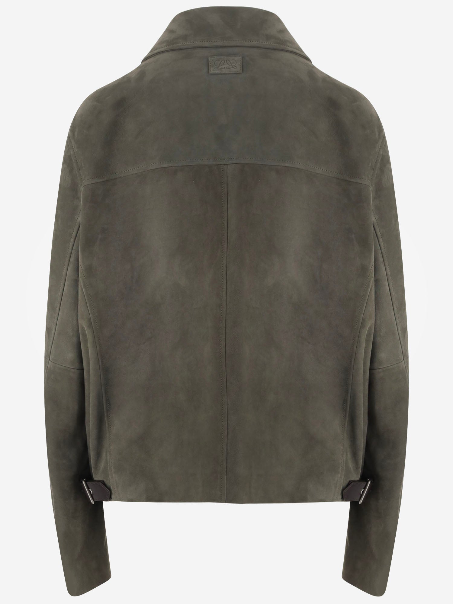GIACCA CON ZIP IN PELLE DI AGNELLO SCAMOSCIATA H526Y34LBM 4160 LOEWE 