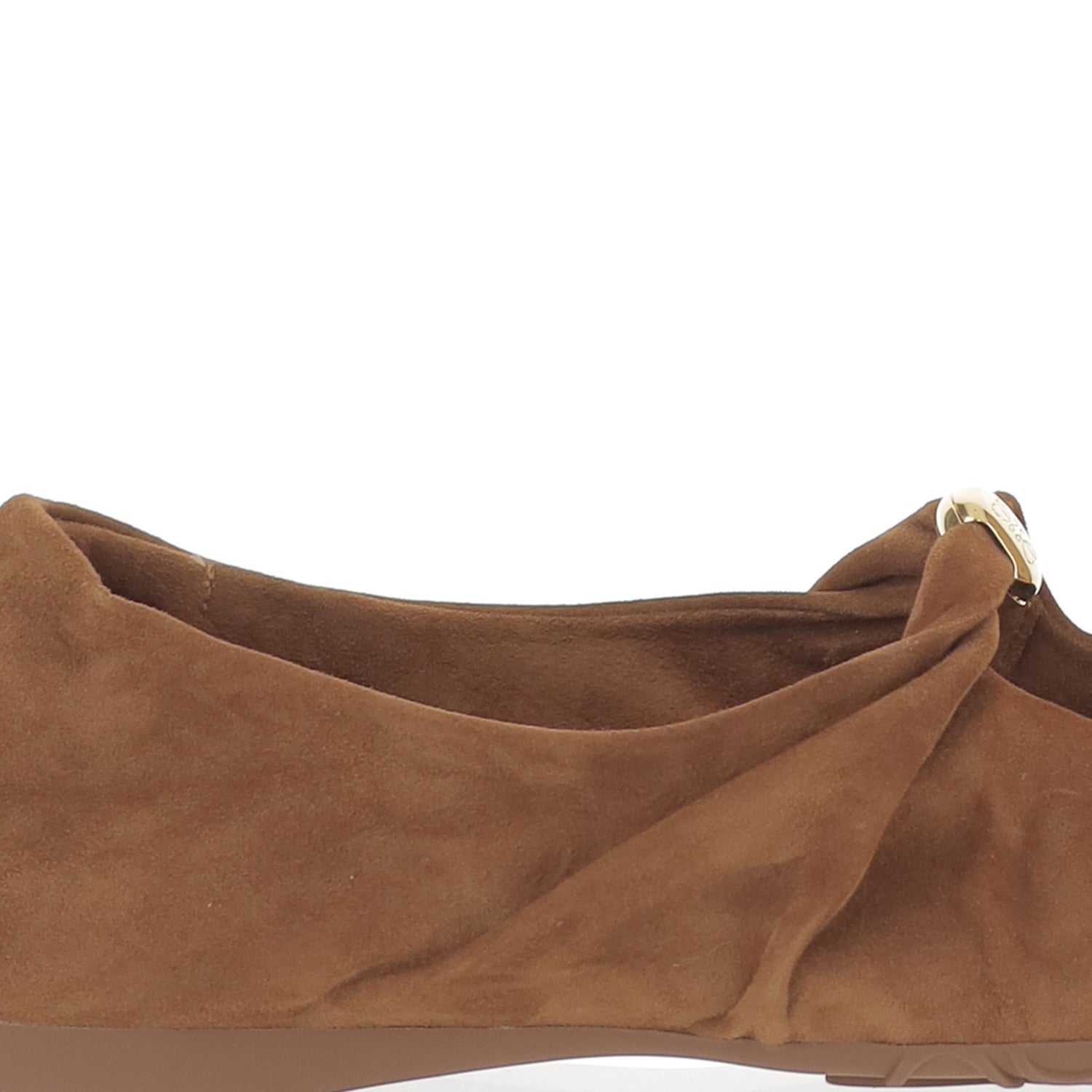 BALLERINE PEBBLE SOFT IN PELLE DI CAPRA SCAMOSCIATA LLPF466X04 2530 LOEWE 