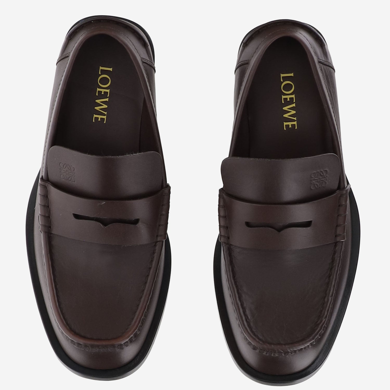 MOCASSINI BOBINE IN PELLE DI VITELLO LUCIDA M815290X01 3110 LOEWE 