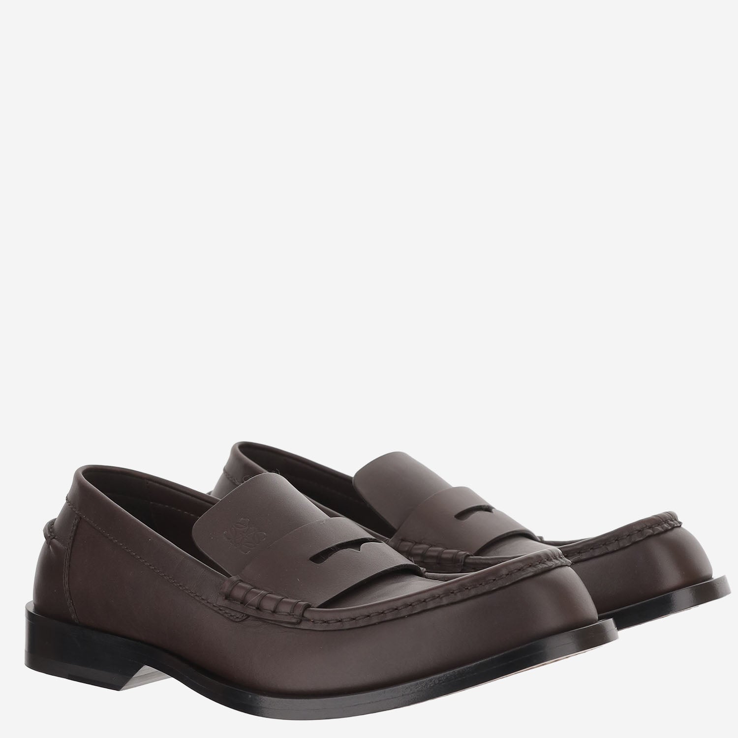 MOCASSINI BOBINE IN PELLE DI VITELLO LUCIDA M815290X01 3110 LOEWE 