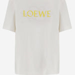 T-SHIRT IN MISTO COTONE CON LOGO S359Y22XAV 2100 LOEWE 