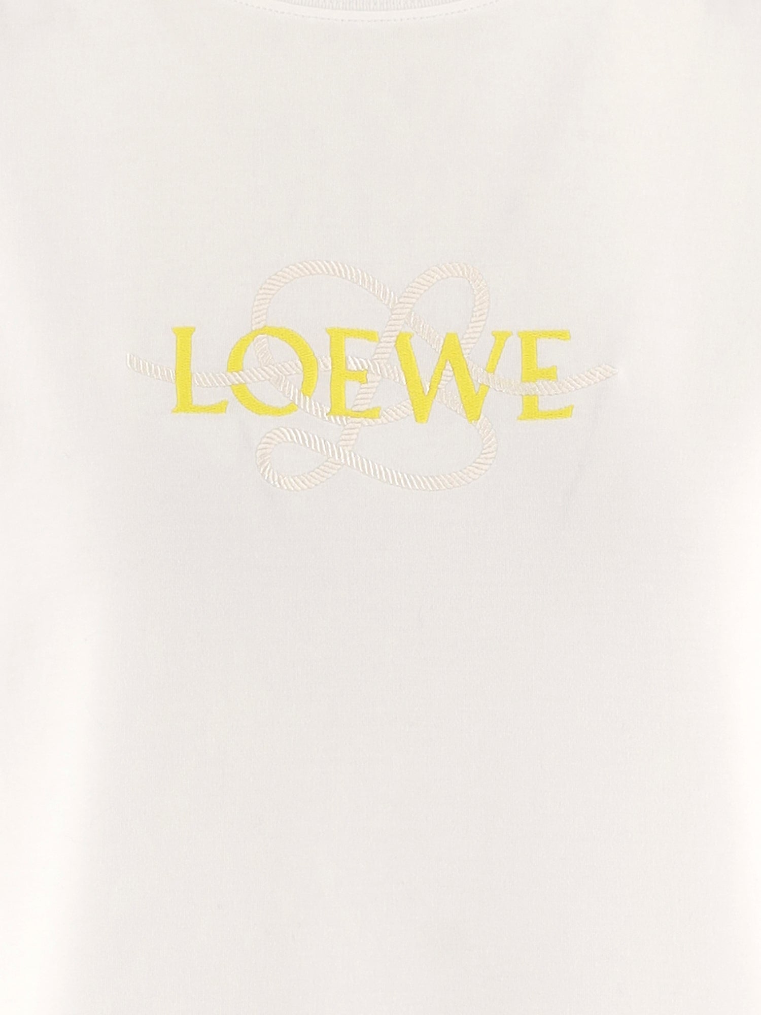 T-SHIRT IN MISTO COTONE CON LOGO S359Y22XAV 2100 LOEWE 