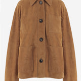 GIACCA WORKWEAR IN PELLE DI CAPRA SCAMOSCIATA S359Y34LBQ 2530 LOEWE 
