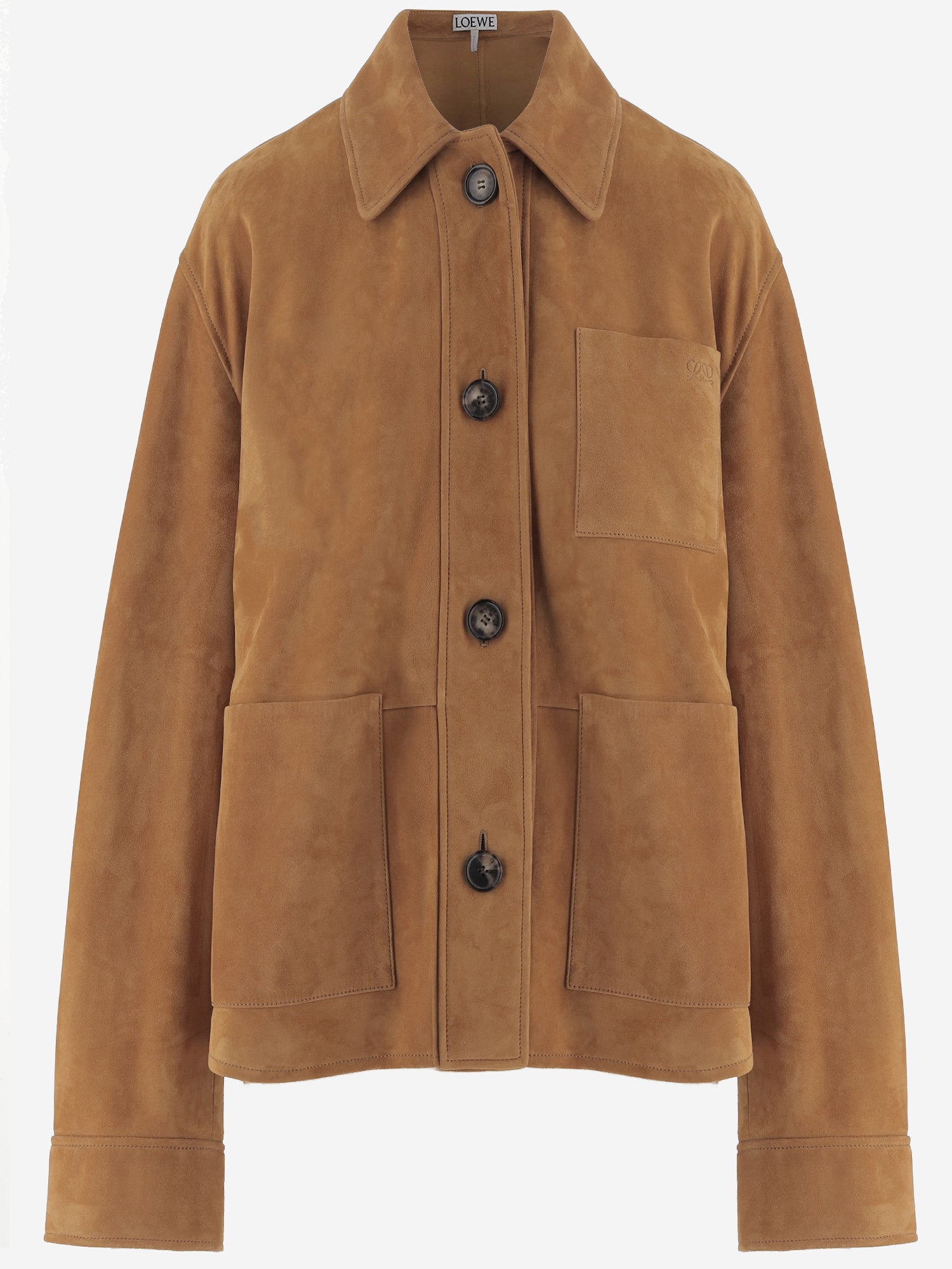 GIACCA WORKWEAR IN PELLE DI CAPRA SCAMOSCIATA S359Y34LBQ 2530 LOEWE 
