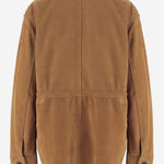 GIACCA WORKWEAR IN PELLE DI CAPRA SCAMOSCIATA S359Y34LBQ 2530 LOEWE 