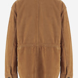 GIACCA WORKWEAR IN PELLE DI CAPRA SCAMOSCIATA S359Y34LBQ 2530 LOEWE 