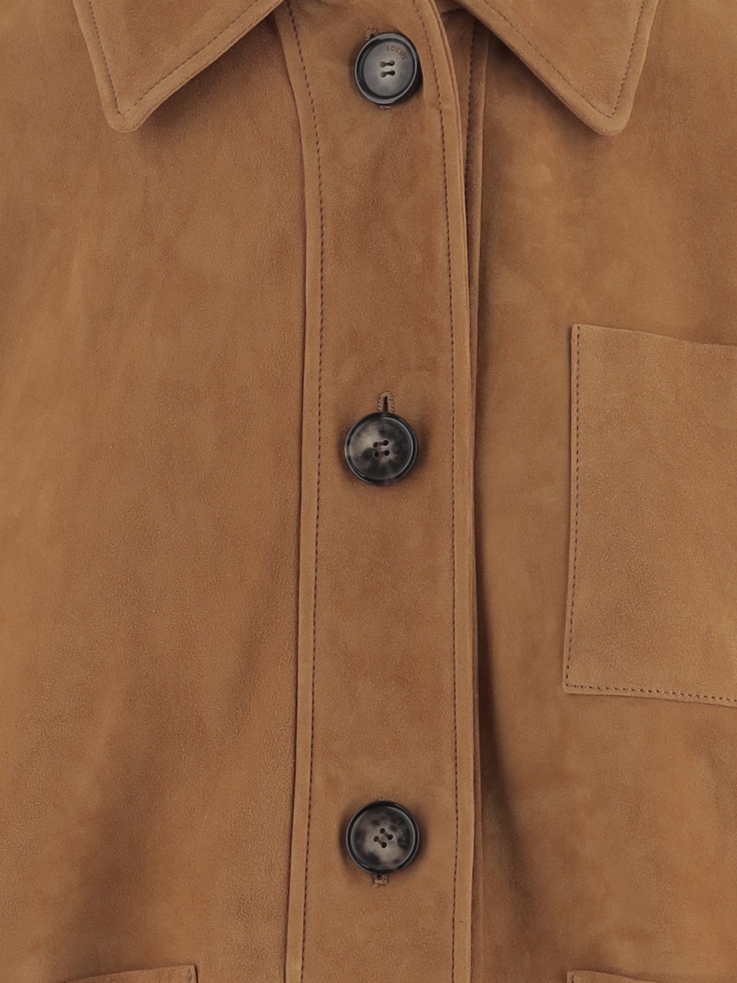 GIACCA WORKWEAR IN PELLE DI CAPRA SCAMOSCIATA S359Y34LBQ 2530 LOEWE 