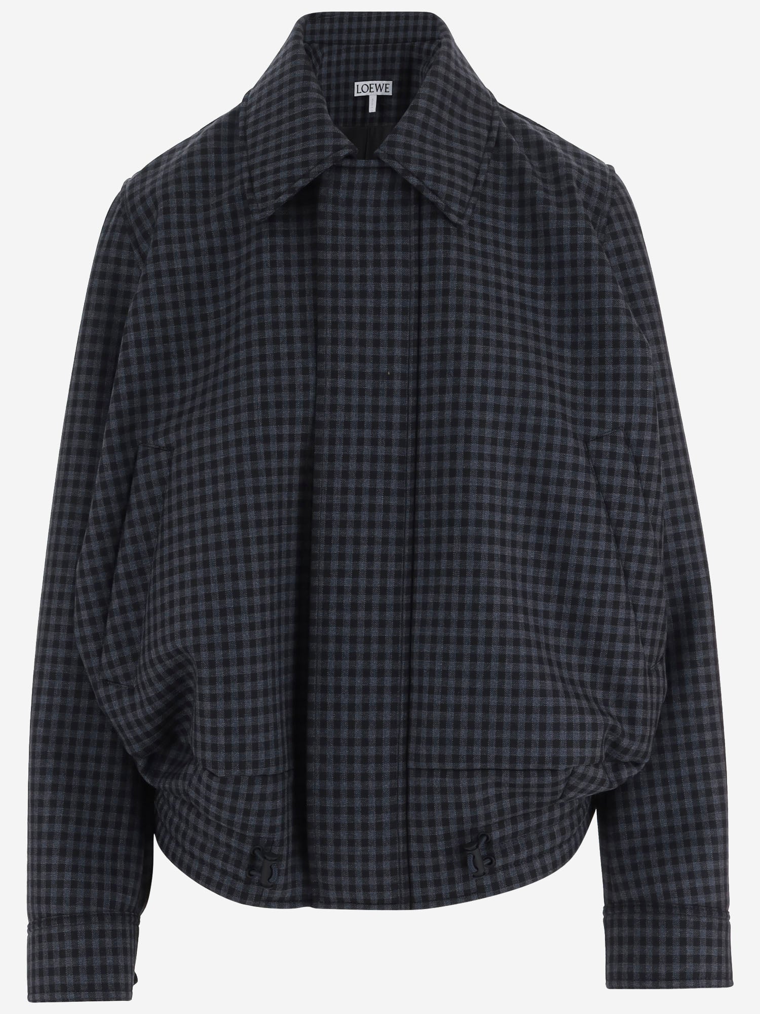 GIACCA IN LANA CON MOTIVO A QUADRI S540Y02XEO5101 5101 LOEWE 