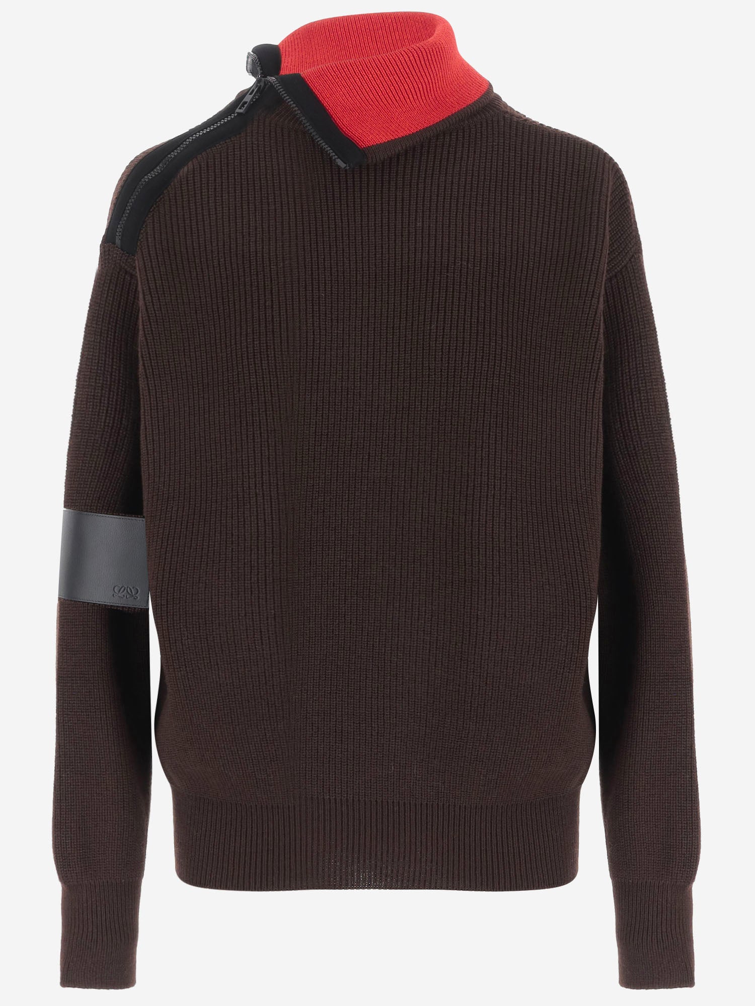 MAGLIONE IN MISTO LANA CON COLLO A CONTRASTO S540Y14KIL3 3100 LOEWE 