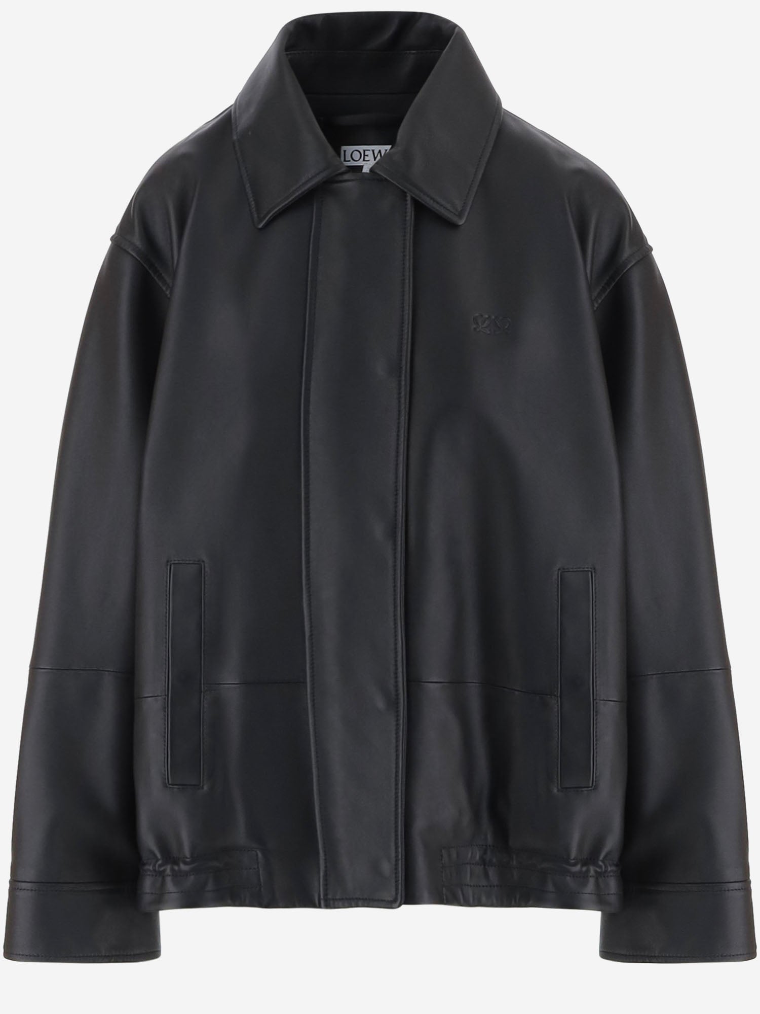 GIUBBOTTO IN PELLE CON LOGO S540Y34LA1 1100 LOEWE 