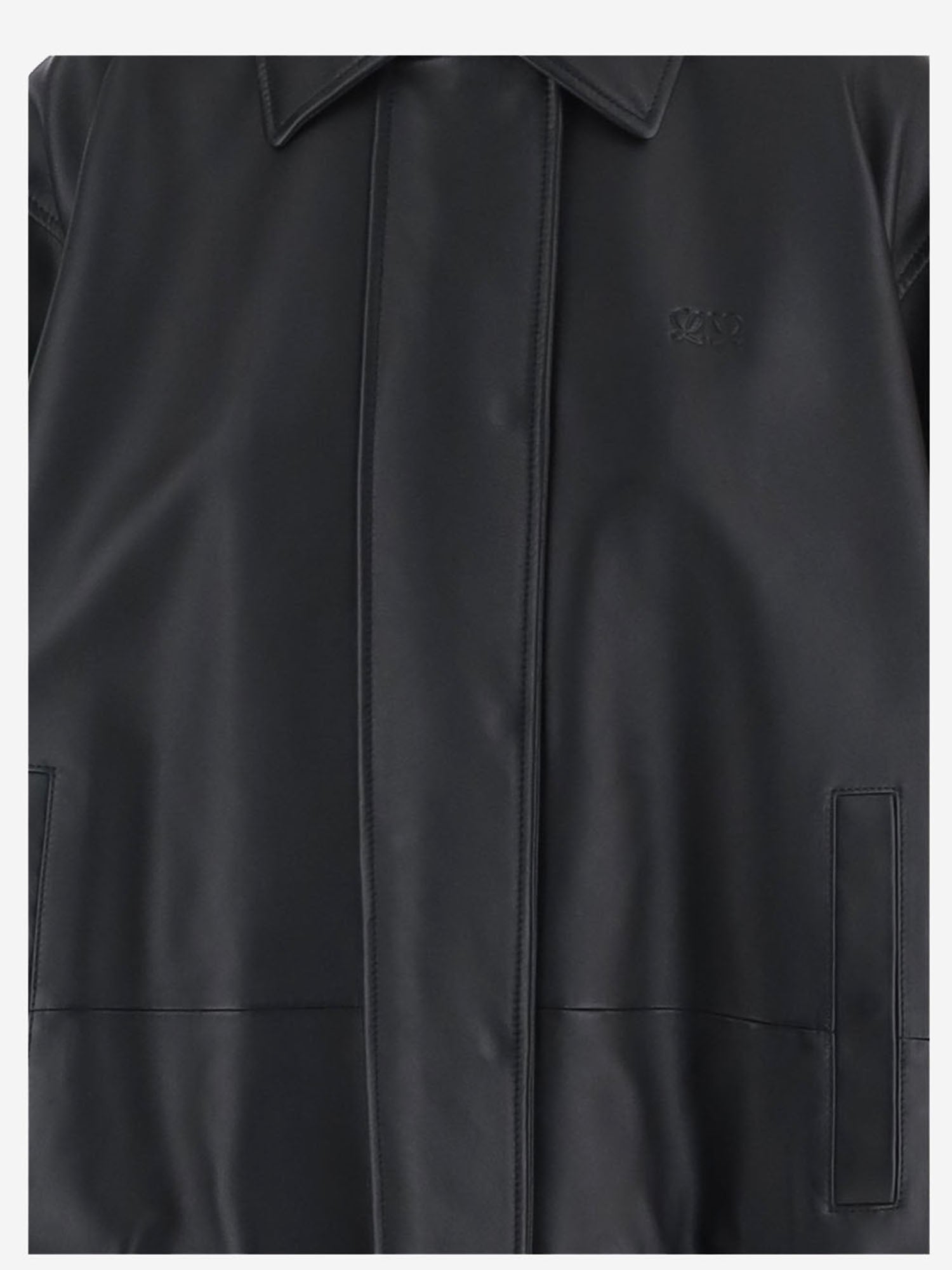 GIUBBOTTO IN PELLE CON LOGO S540Y34LA1 1100 LOEWE 