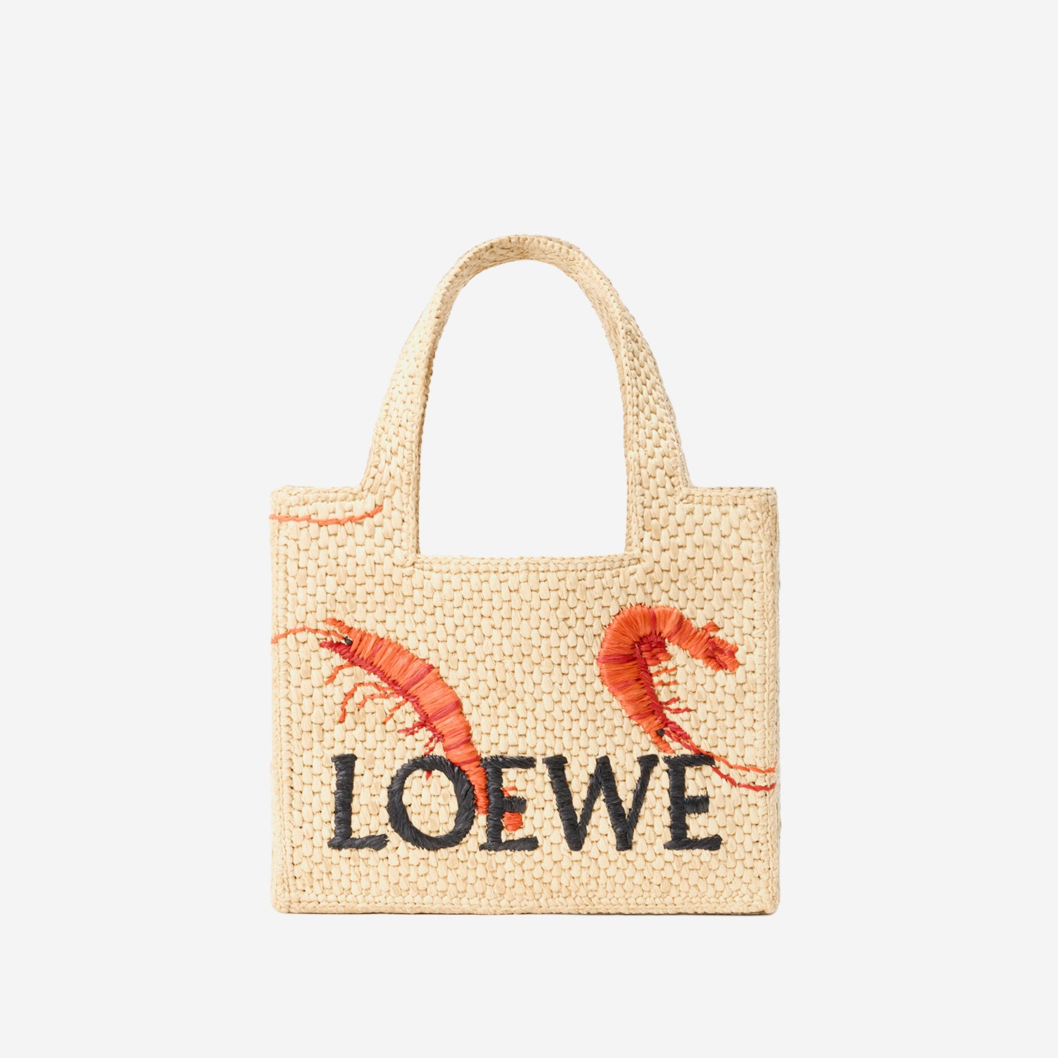 BORSA A MANO FONT mini IN RAFIA ALF1V46X15 2515 LOEWE x PAULAS IBIZA 