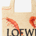 BORSA A MANO FONT mini IN RAFIA ALF1V46X15 2515 LOEWE x PAULAS IBIZA 