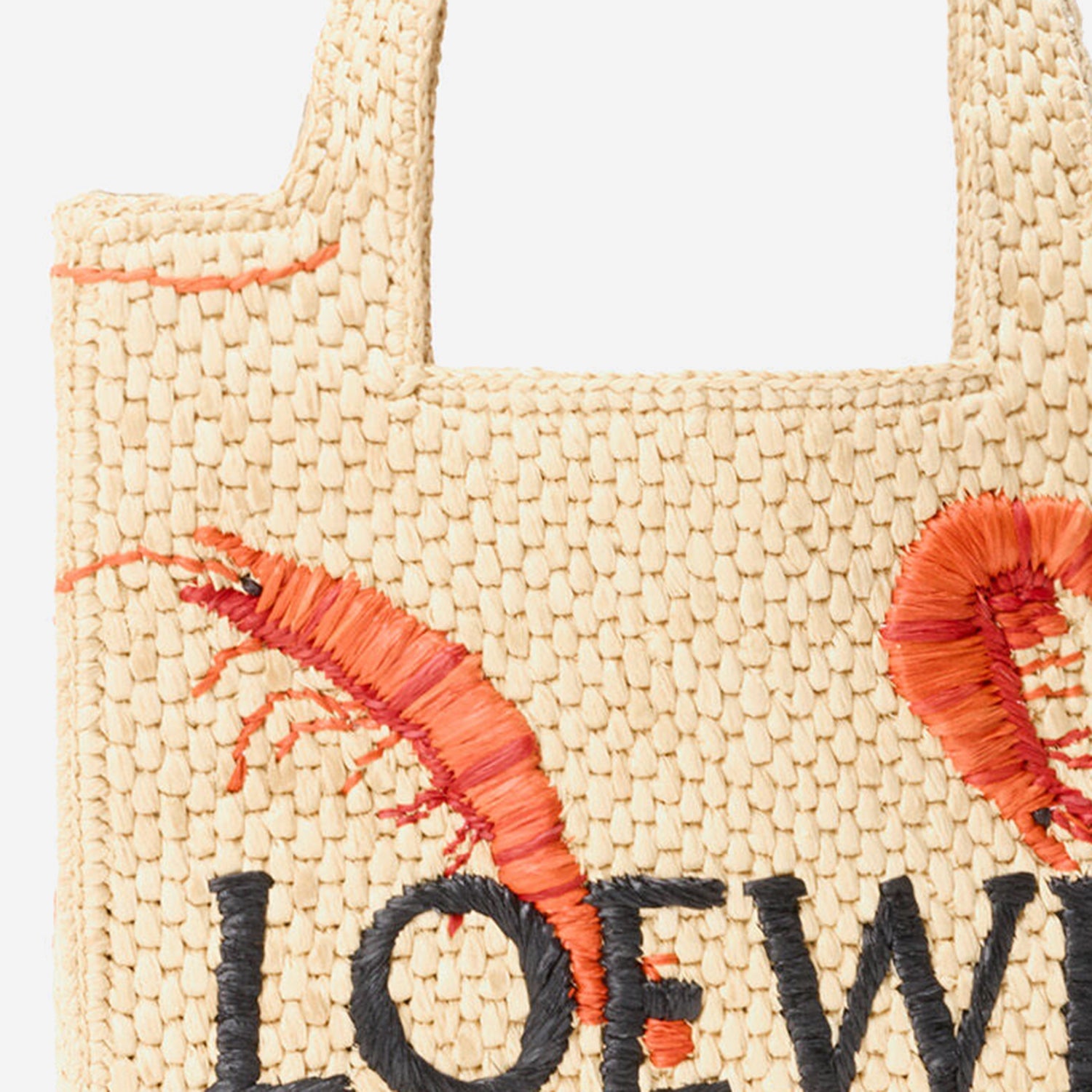 BORSA A MANO FONT mini IN RAFIA ALF1V46X15 2515 LOEWE x PAULAS IBIZA 