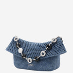 BORSA OLA MEDIA IN RAFIA AP22P22X21 8798 LOEWE x PAULAS IBIZA 