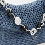 BORSA OLA MEDIA IN RAFIA AP22P22X21 8798 LOEWE x PAULAS IBIZA 