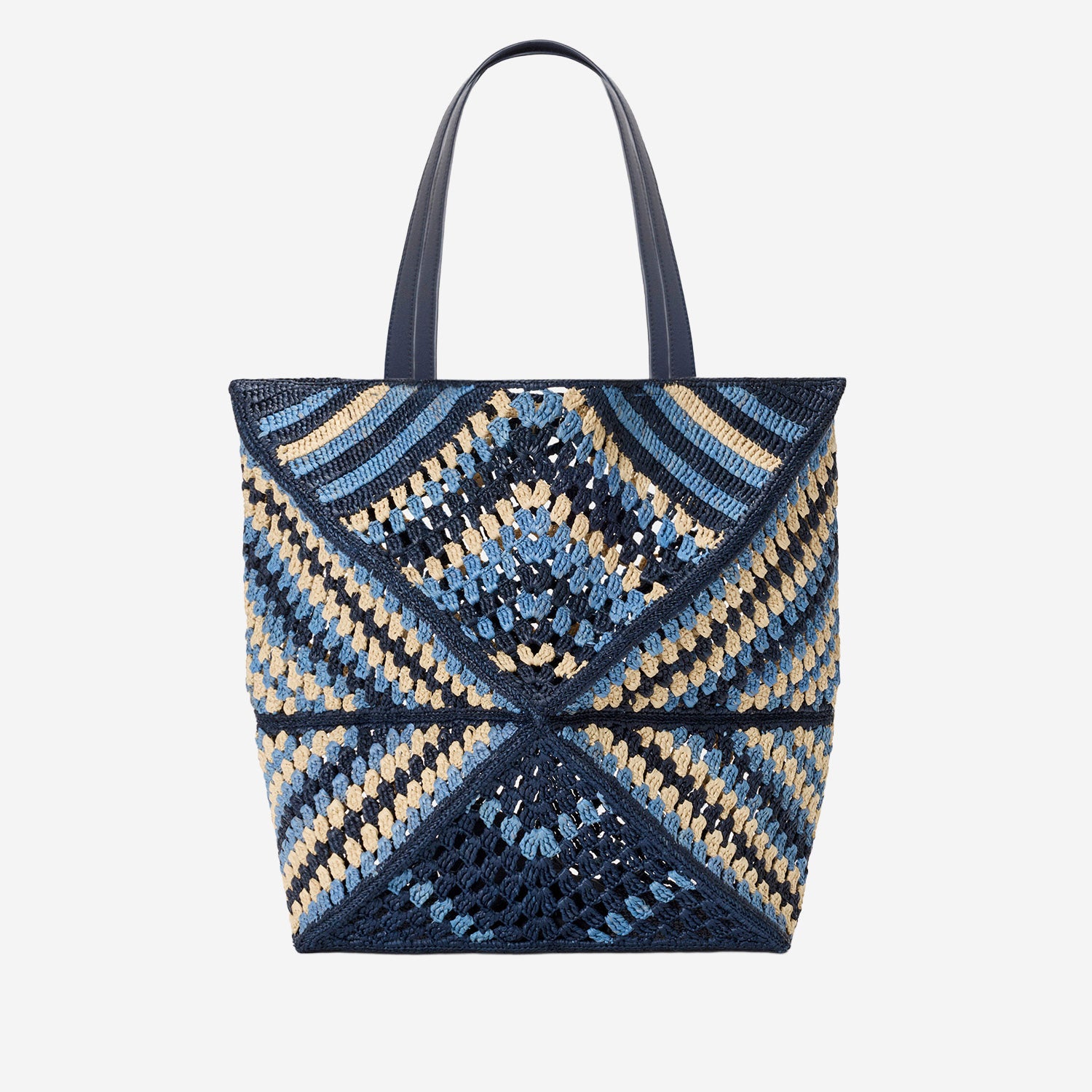 BORSA TOTE PUZZLE FOLD XL IN RAFIA B779Q18X57 0150 LOEWE x PAULAS IBIZA 