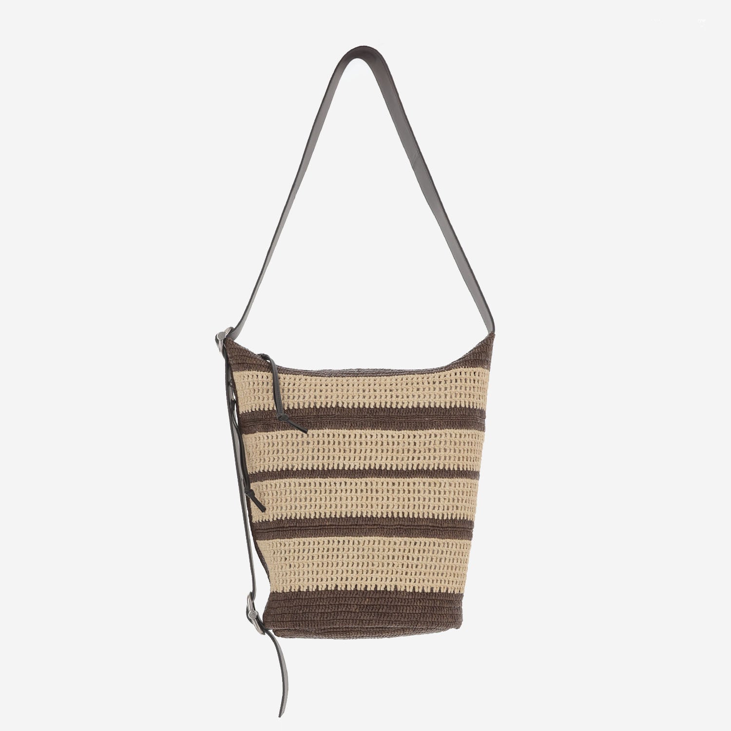 BORSA A SECCHIELLO loop IN RAFIA BB22LBMX04 9587 LOEWE x PAULAS IBIZA 