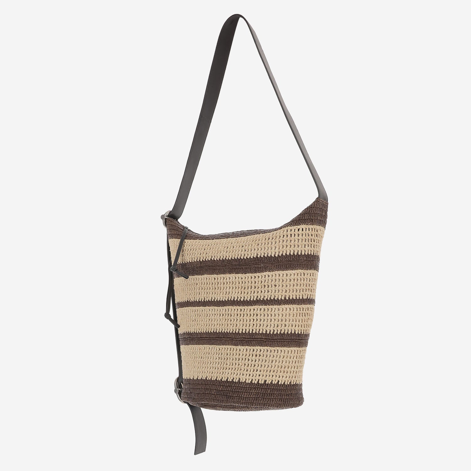 BORSA A SECCHIELLO loop IN RAFIA BB22LBMX04 9587 LOEWE x PAULAS IBIZA 