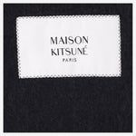 SCIARPA IN LANA DI ALPACA CON LOGO LM06206WA0022 P199 MAISON KITSUNE 