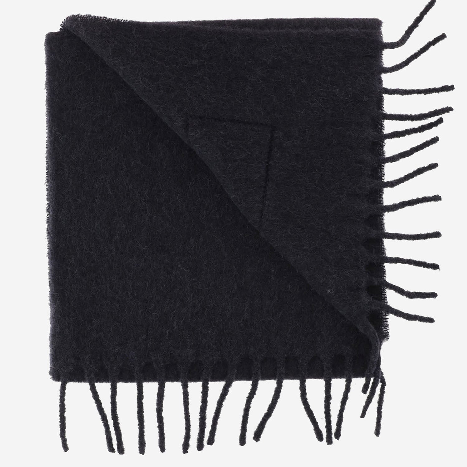 SCIARPA IN LANA DI ALPACA CON LOGO LM06206WA0022 P199 MAISON KITSUNE 