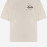 T-SHIRT IN COTONE CON LOGO MQMJT00KJ0119 0063 MAISON KITSUNE 