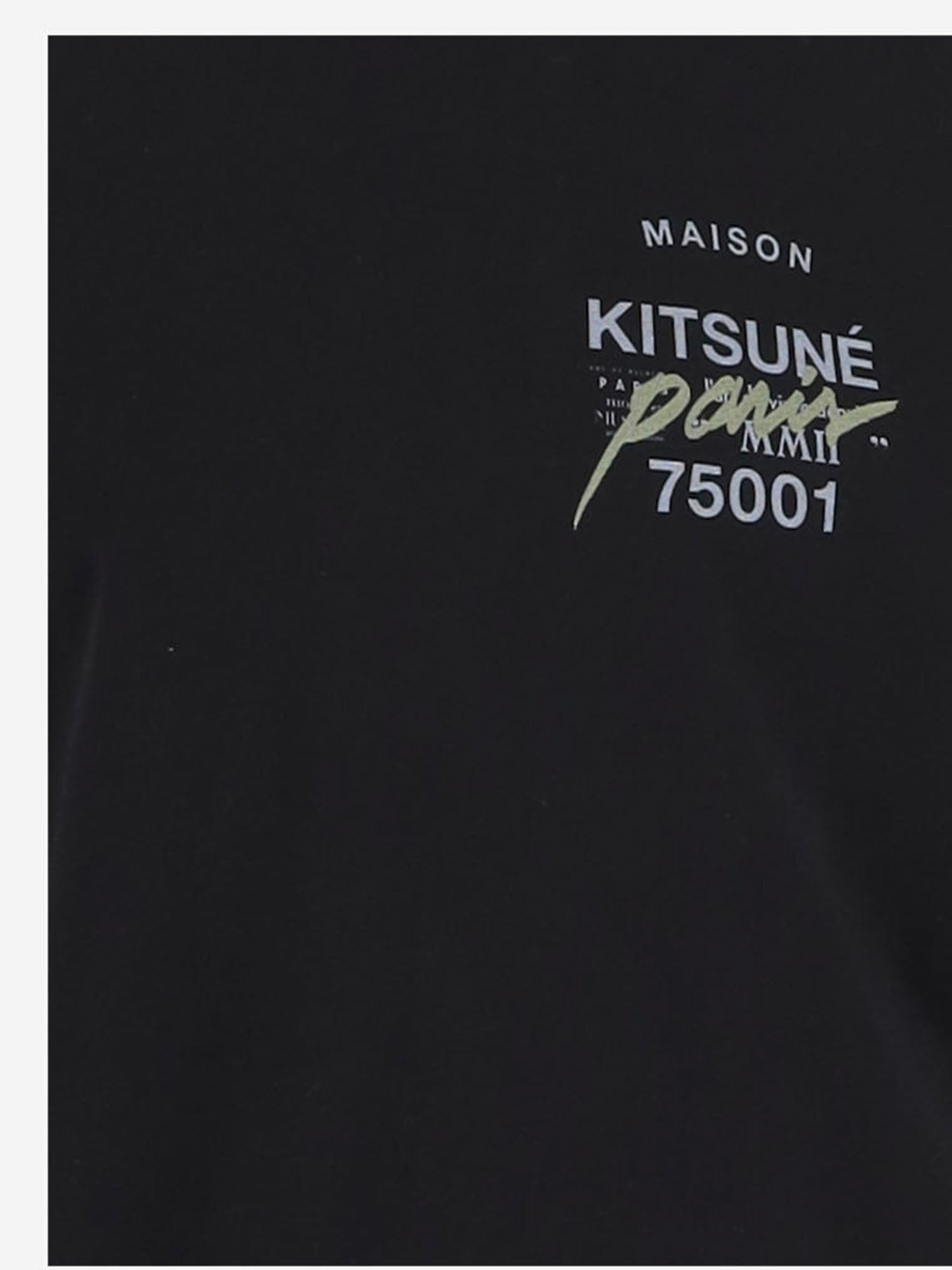 T-SHIRT IN COTONE CON LOGO MQMJT02KJ0119 P199 MAISON KITSUNE 