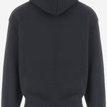 FELPA IN COTONE CON LOGO MRMJH06KM0341 P199 MAISON KITSUNE 