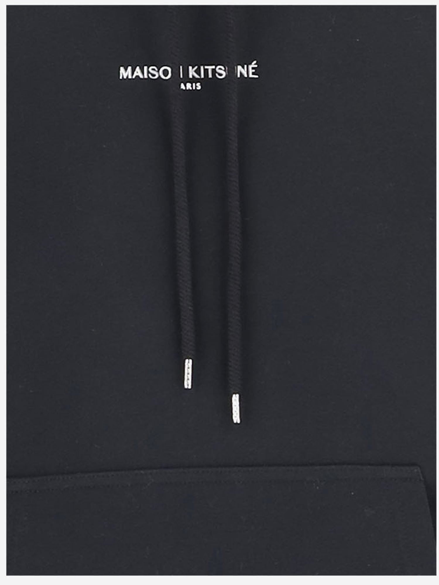 FELPA IN COTONE CON LOGO MRMJH06KM0341 P199 MAISON KITSUNE 