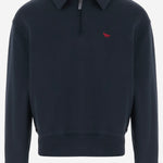 MAGLIA IN COTONE CON LOGO MRMJS08KM0340 0413 MAISON KITSUNE 