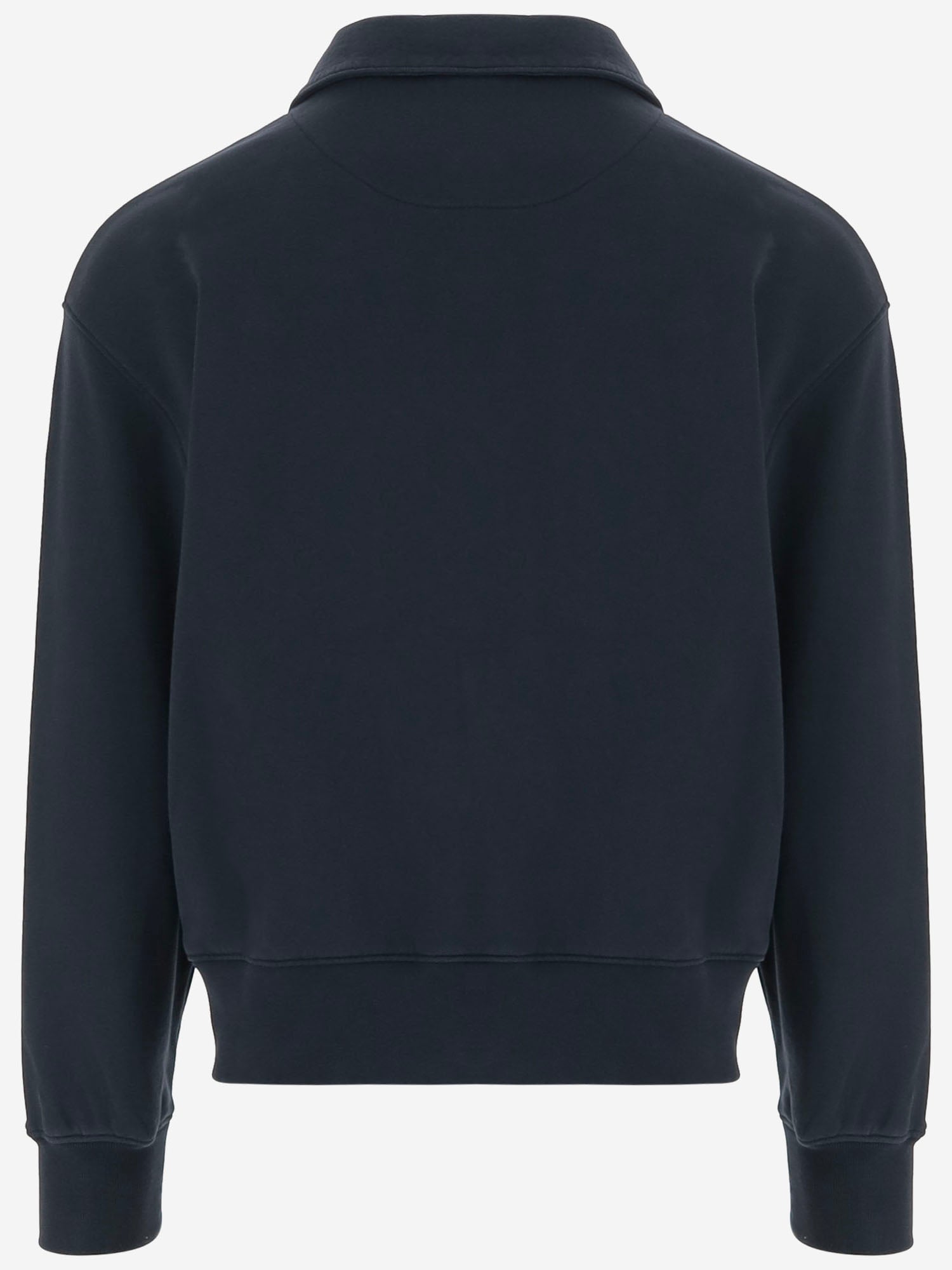 MAGLIA IN COTONE CON LOGO MRMJS08KM0340 0413 MAISON KITSUNE 
