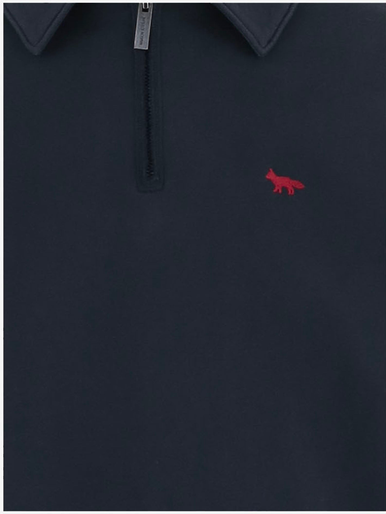 MAGLIA IN COTONE CON LOGO MRMJS08KM0340 0413 MAISON KITSUNE 