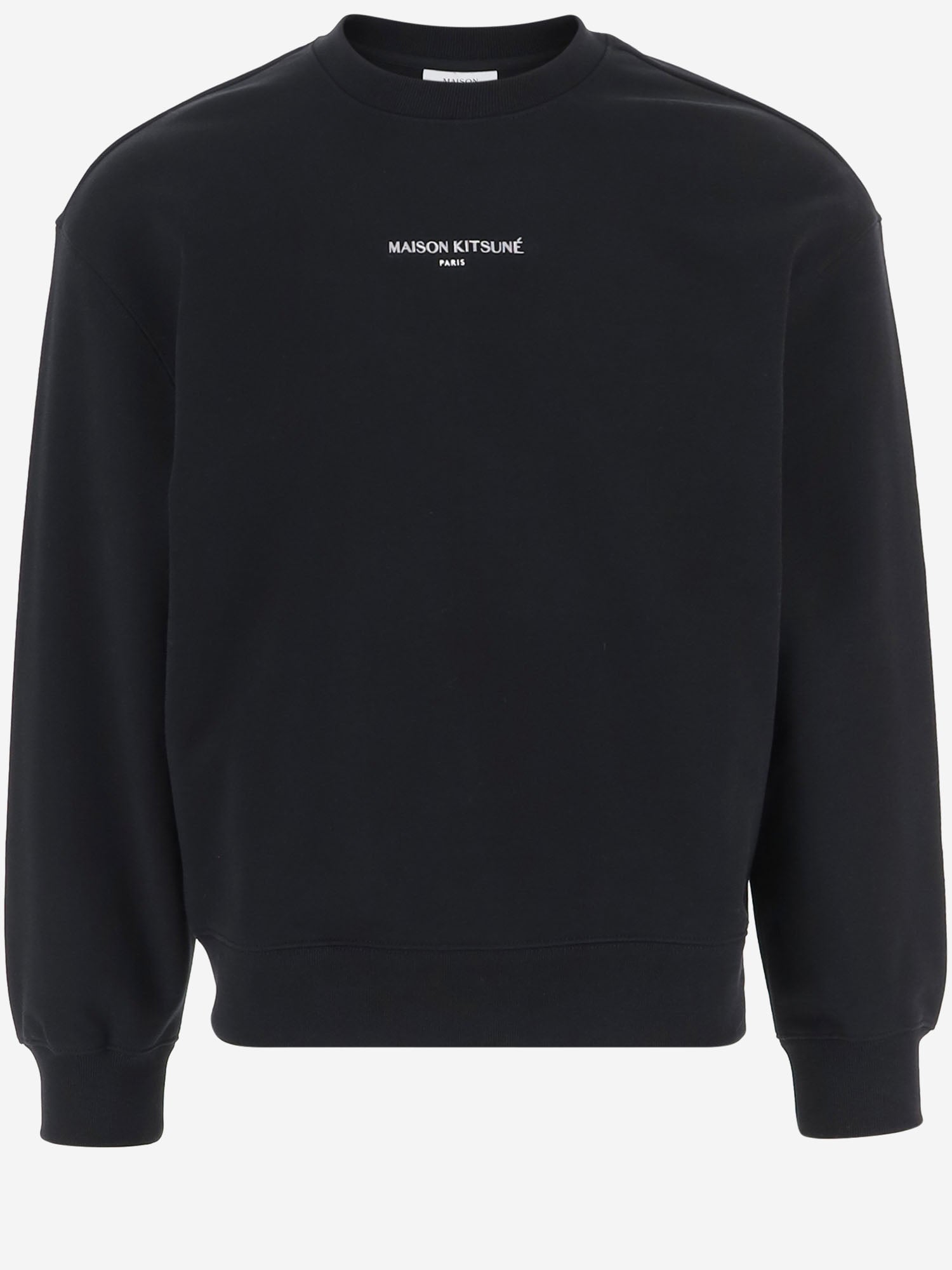 FELPA IN COTONE CON LOGO MRMJS10KM0341 P199 MAISON KITSUNE 