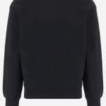 FELPA IN COTONE CON LOGO MRMJS10KM0341 P199 MAISON KITSUNE 