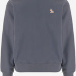 FELPA IN COTONE CON DETTAGLIO LOGO MRMJS14KM0341 0585 MAISON KITSUNE 