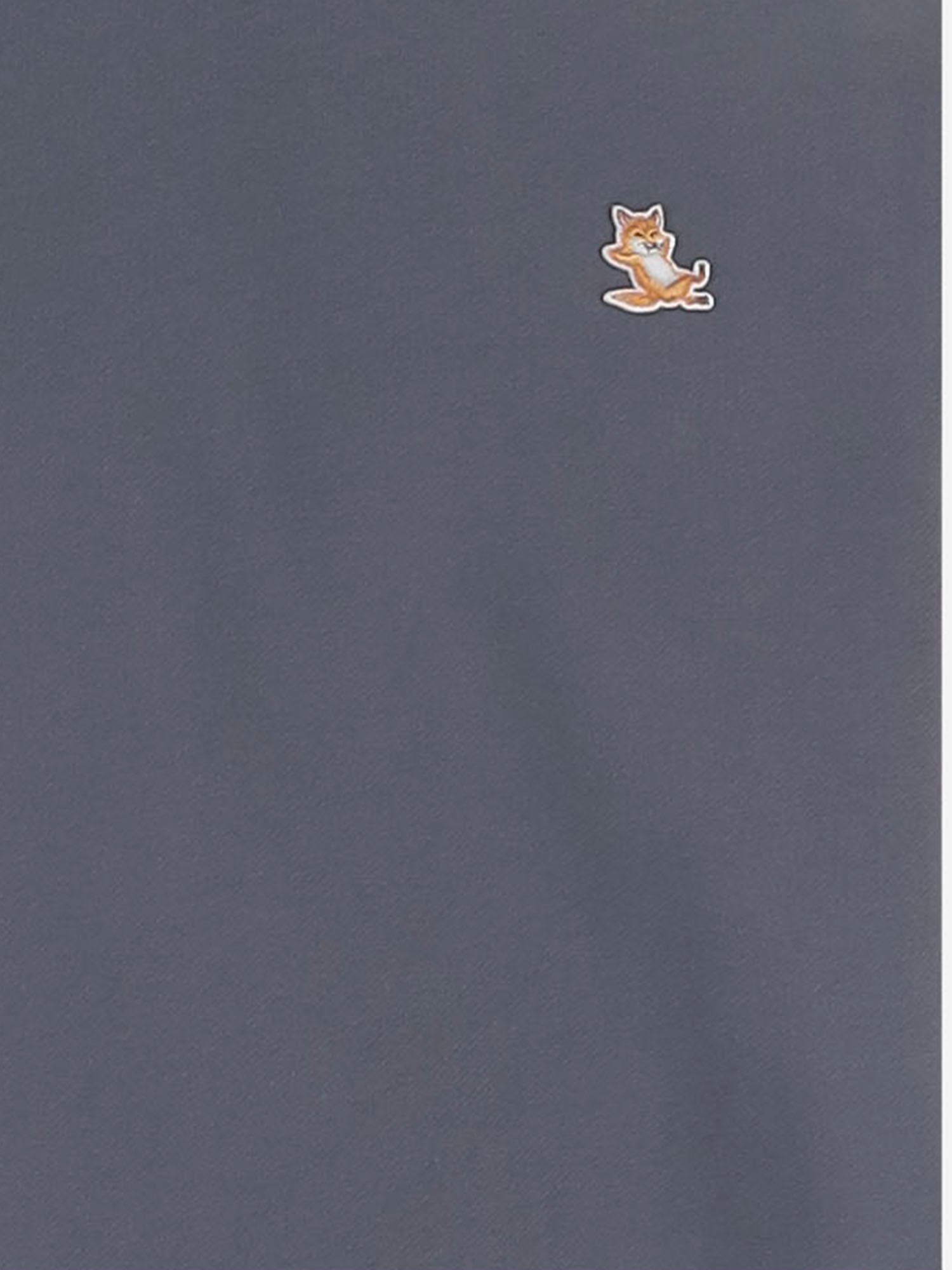 FELPA IN COTONE CON DETTAGLIO LOGO MRMJS14KM0341 0585 MAISON KITSUNE 