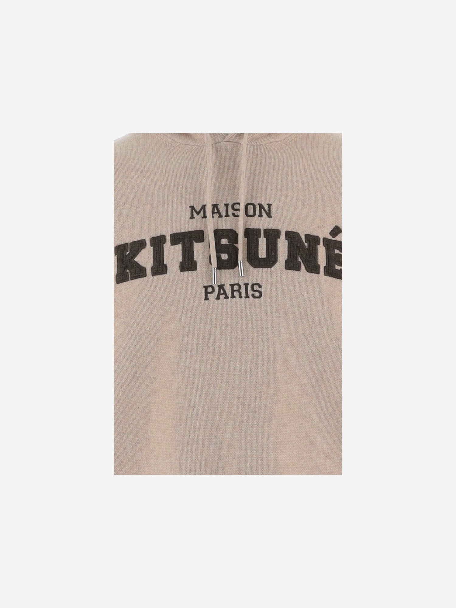 FELPA IN LANA CON LOGO MRMKJ08KT1171 0557 MAISON KITSUNE 